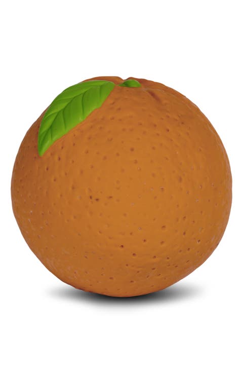Orange Baby Ball Teether