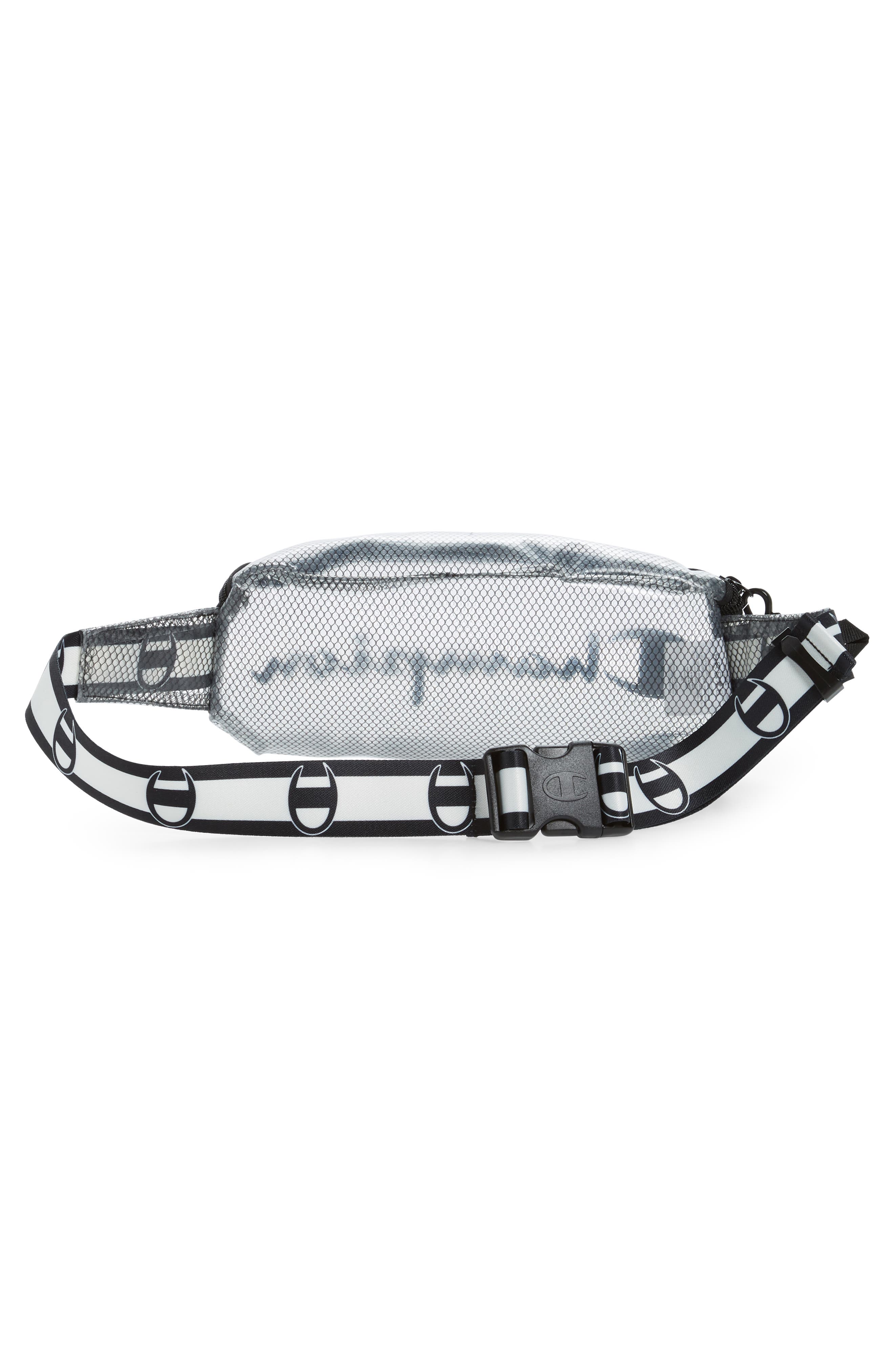 Champion Prime Logo Clear Belt Bag, Alternate, color, 