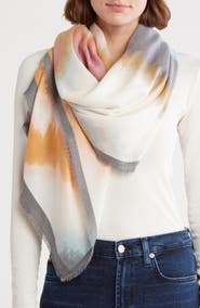 Vince Camuto Tie Dye Supersoft Square Scarf