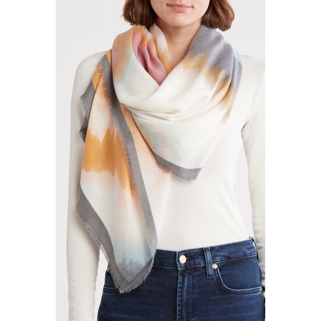 Vince Camuto Tie Dye Supersoft Square Scarf