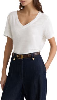 Reiss Lola Linen T-Shirt