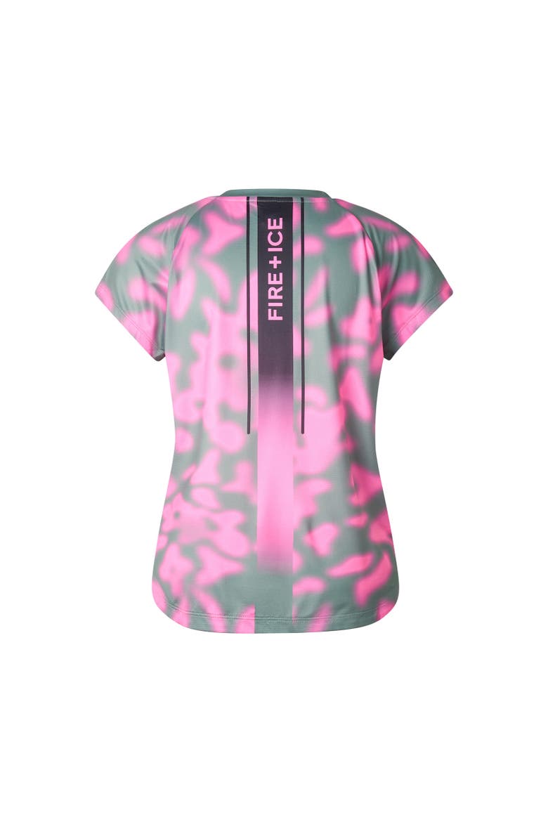 Brenna Functional Short-Sleeved Top, Alternate, color, Eucalyptus/Pink