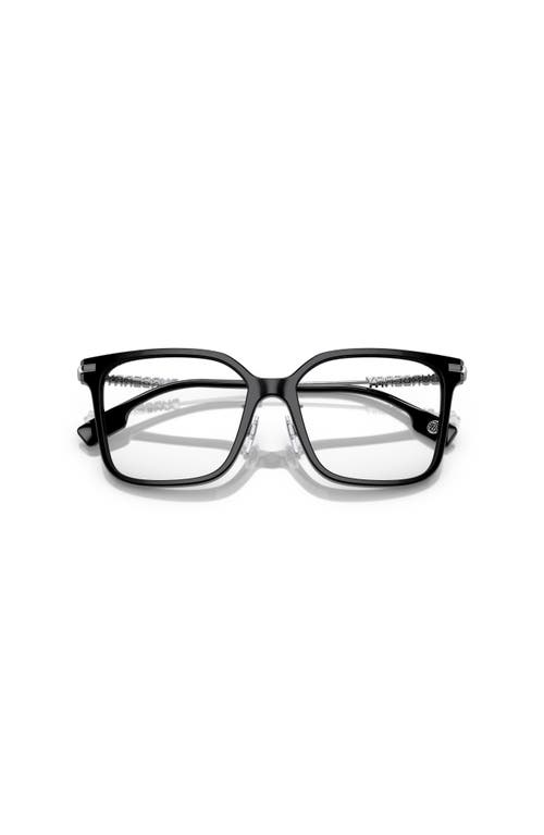 Burberry 54mm Square Optical Glasses In Black