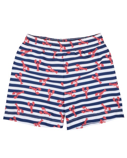 Lobster Print Swim Trunk (Toddler, Little Kid)