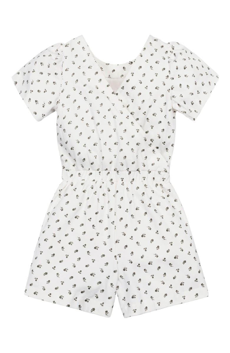 Hope & Henry Baby Girls' Organic Knit Flutter Romper, Infant, Alternate, color, 