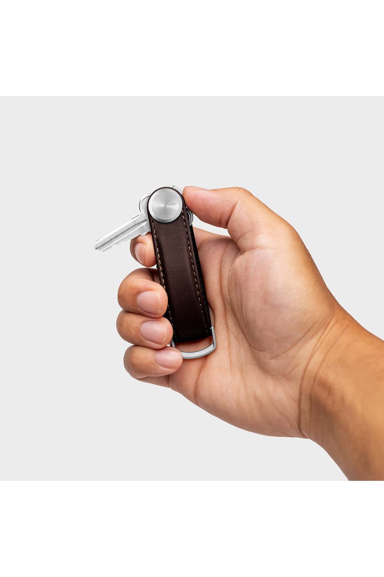 Pro Leather Key Organiser, Alternate, color, Mahogany