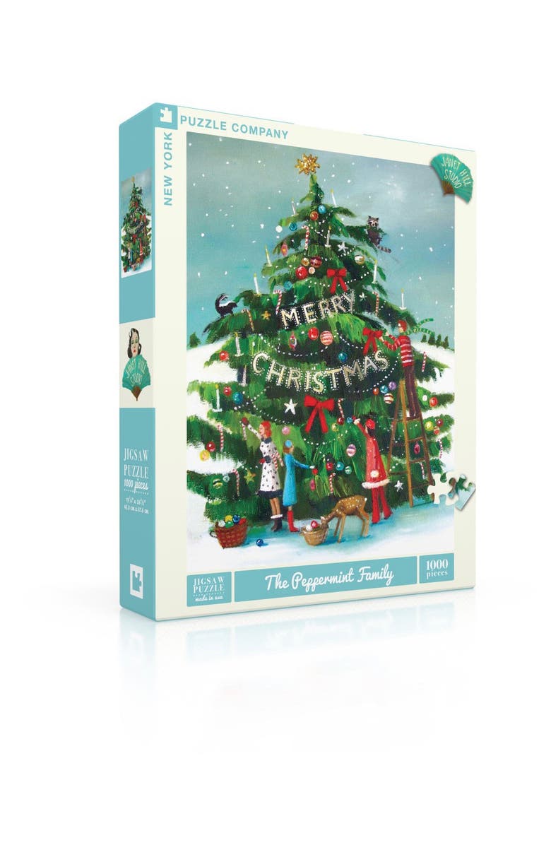 NEW YORK PUZZLE COMPANY The Peppermint Family 1000 Piece Puzzle, Alternate, color, NO COLOR