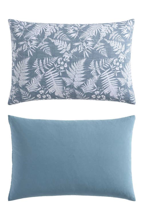 Eddie Bauer Fern Garden Reversible Comforter Set In Cabana Blue