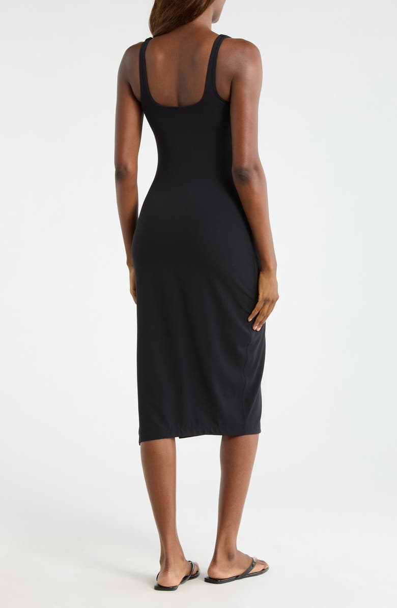 MPG Cloud Body-Con Midi Dress, Alternate, color, Black
