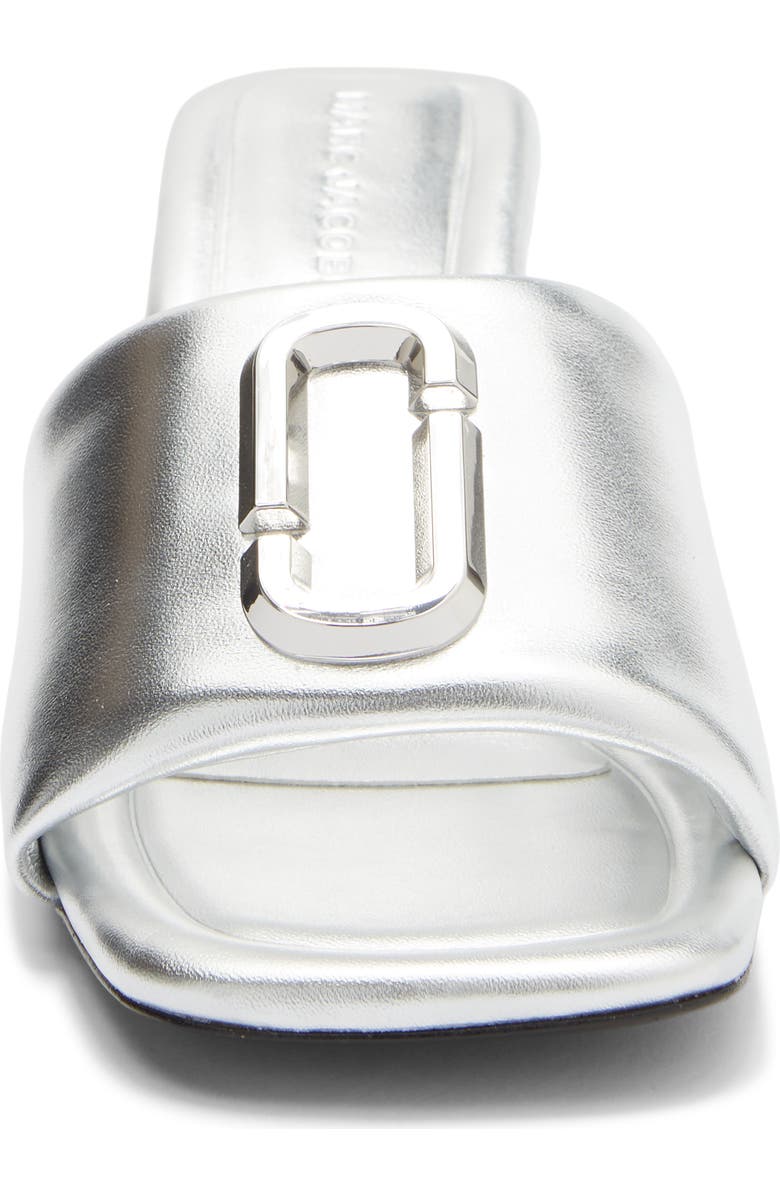 Marc Jacobs The 'J' Slide Sandal, Alternate, color, Silver