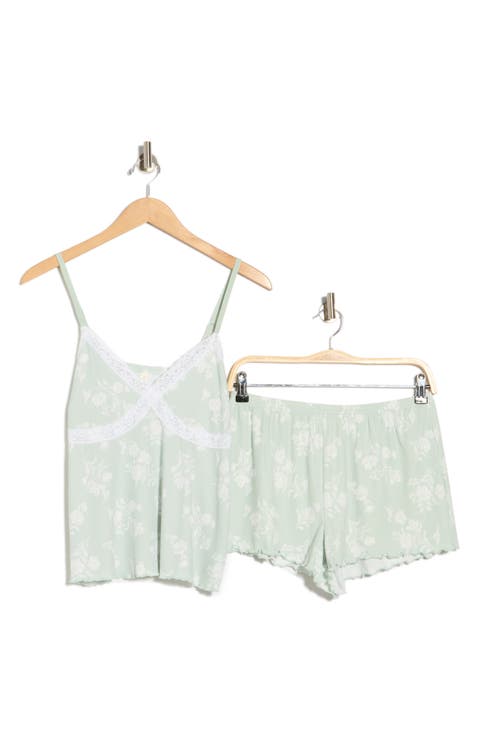 Lace Camisole & Short Pajamas