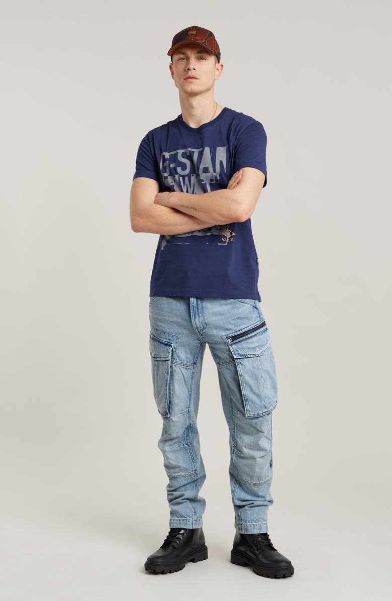 G-STAR Rovic Zip 3D Tapered Fit Cargo Jeans, Alternate, color, 