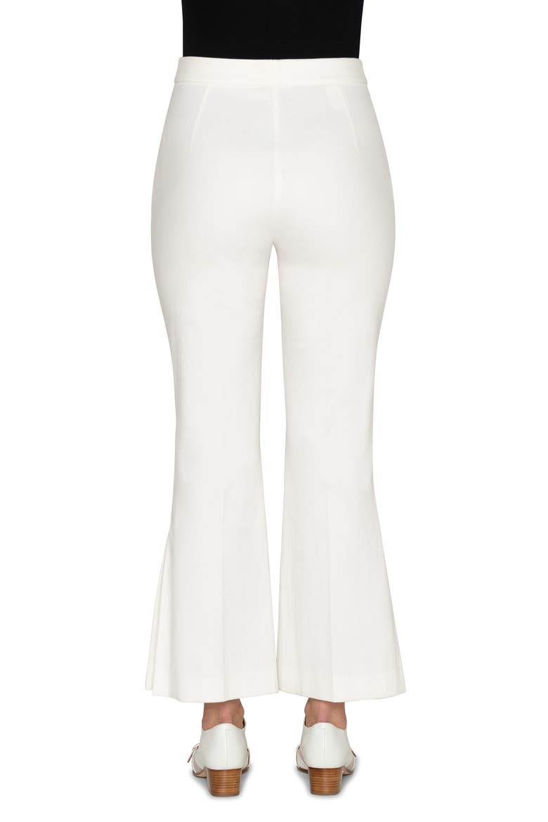 Faria Kick Pleat Ankle Flare Pants, Alternate, color, JASMINE