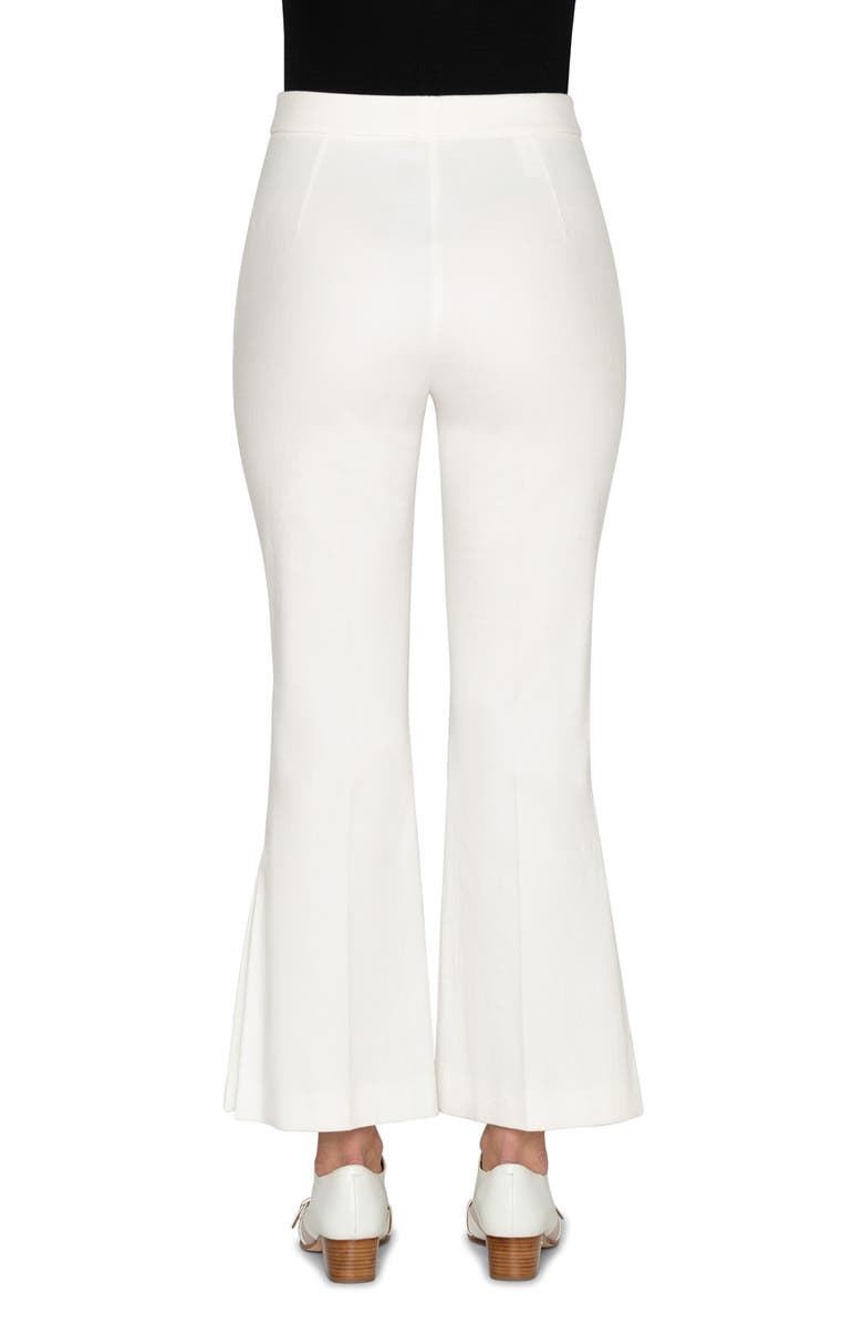 Akris Faria Kick Pleat Ankle Flare Pants, Alternate, color, 