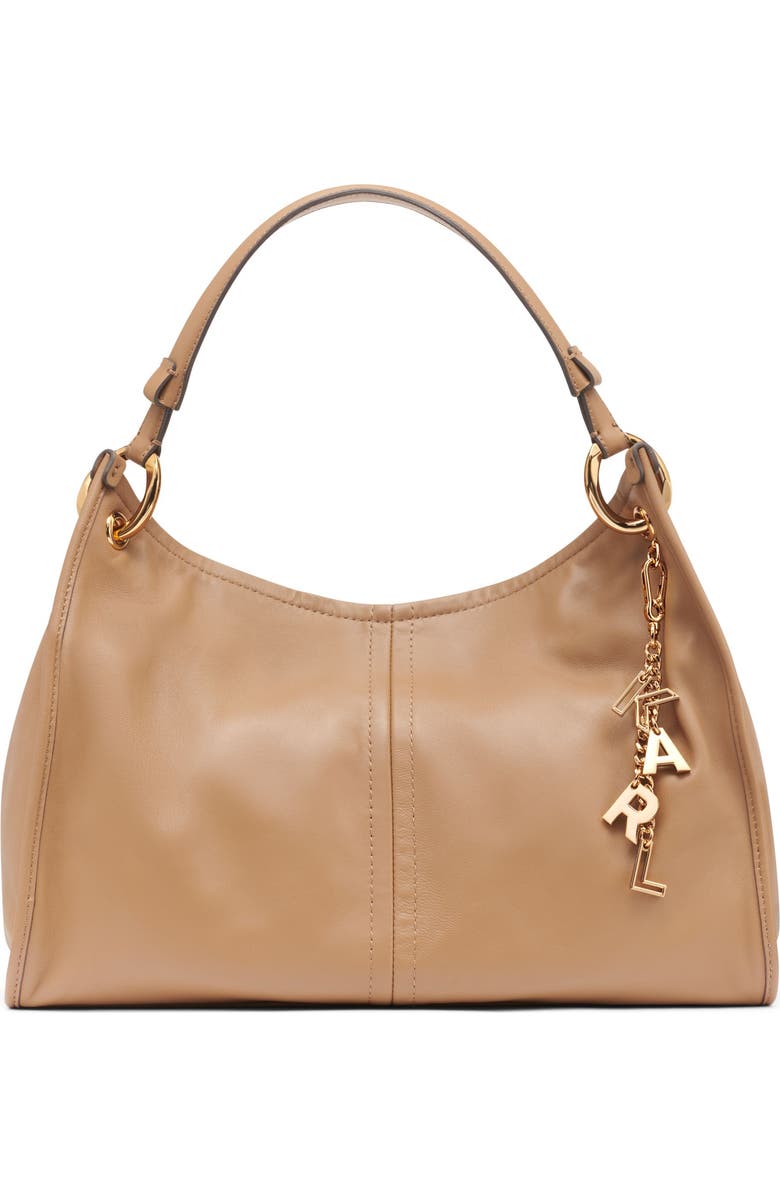 KARL LAGERFELD PARIS Luciene Med Tote, Main, color, Vicuna