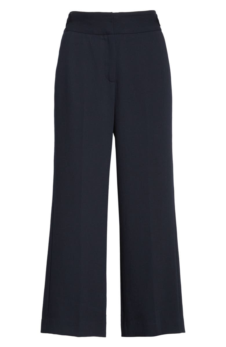 Veronica Beard Aubrie Crop Wide Leg Pants, Alternate, color, 