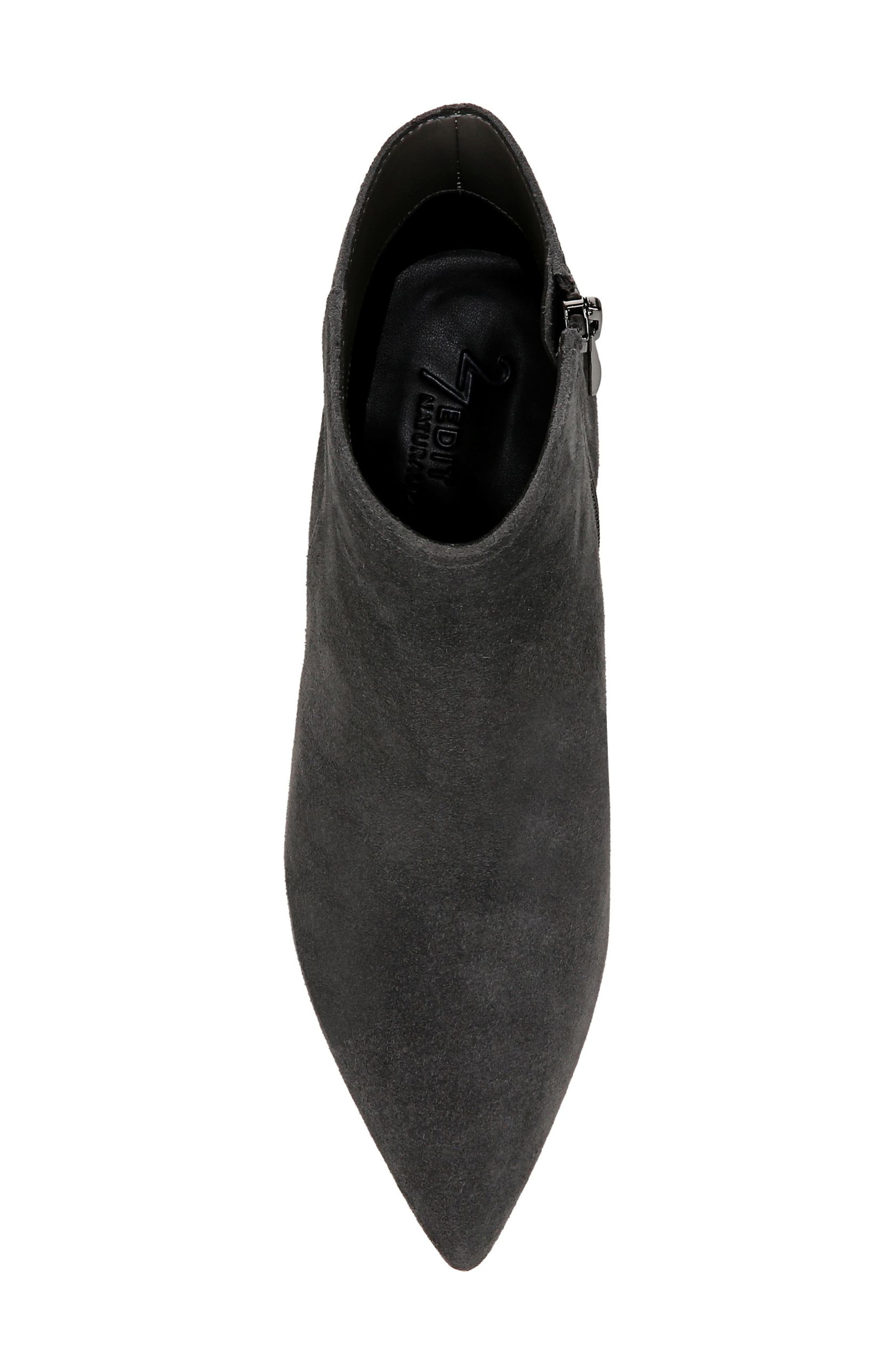 27 EDIT Naturalizer Maya Pointed Toe Bootie, Alternate, color, Dark Grey