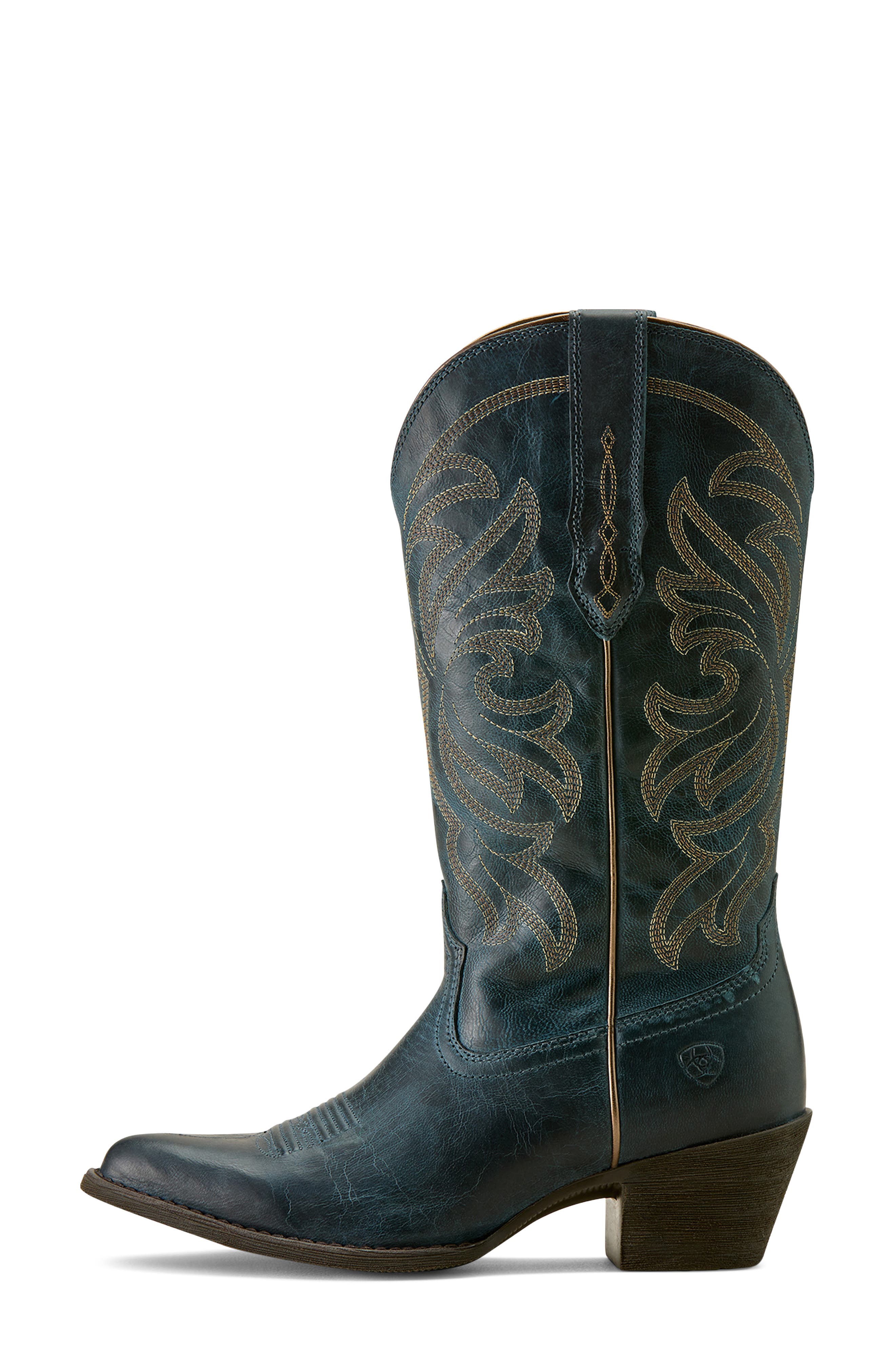 Heritage Western Boot, Alternate, color, FRESH DENIM