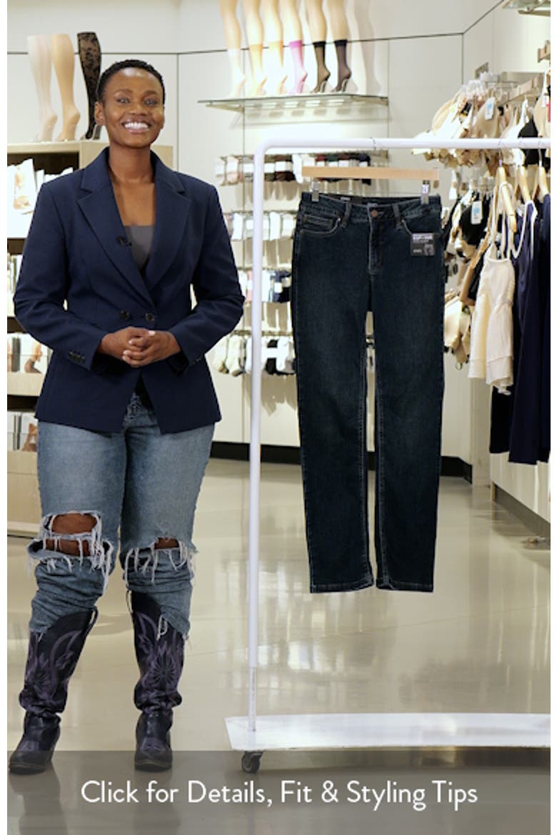 Lexington High Waist Straight Leg Jeans video