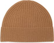 Nordstrom Cashmere Ribbed Cuff Beanie