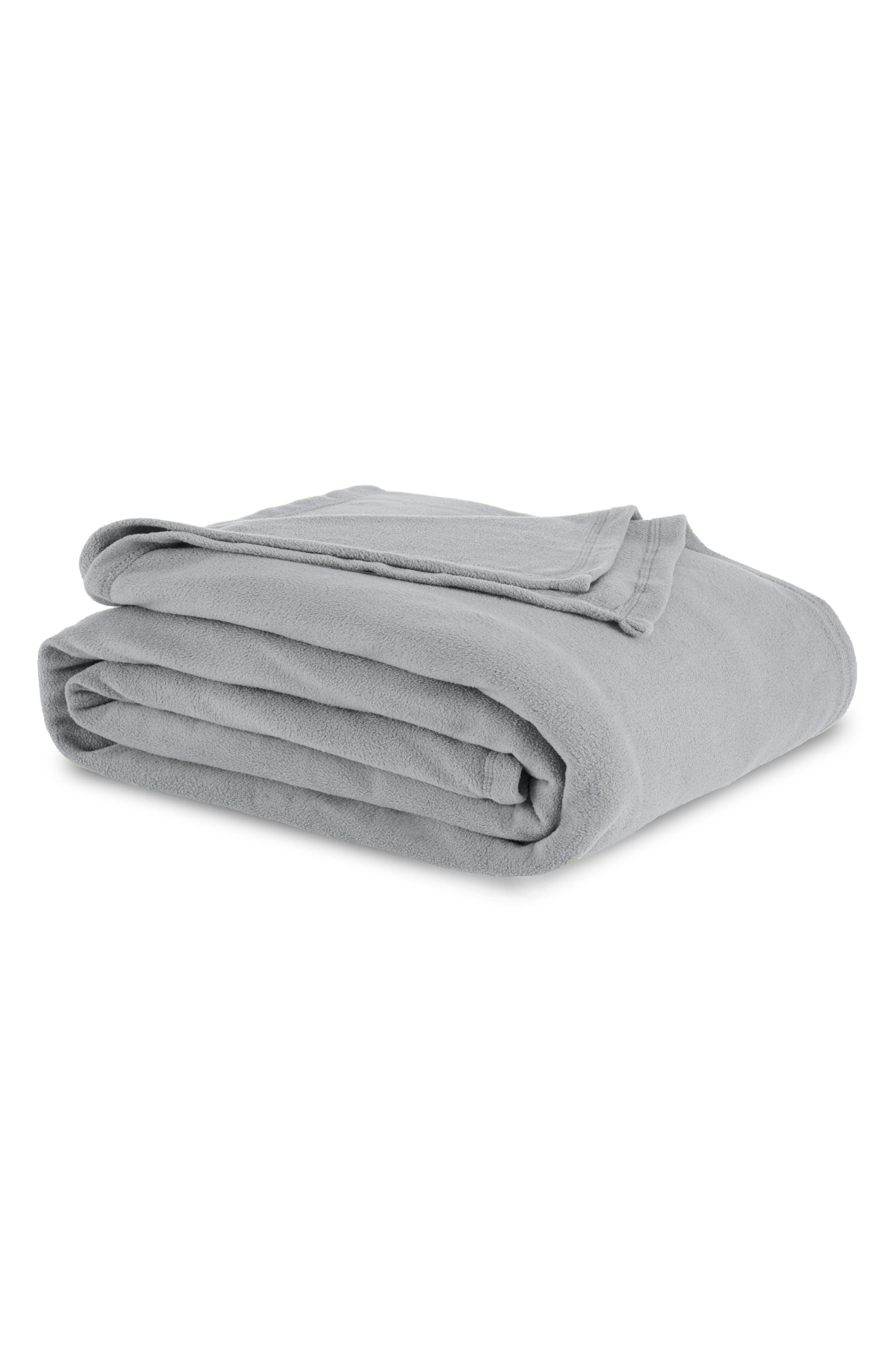 Vellux Microfleece Throw Blanket In Neutral