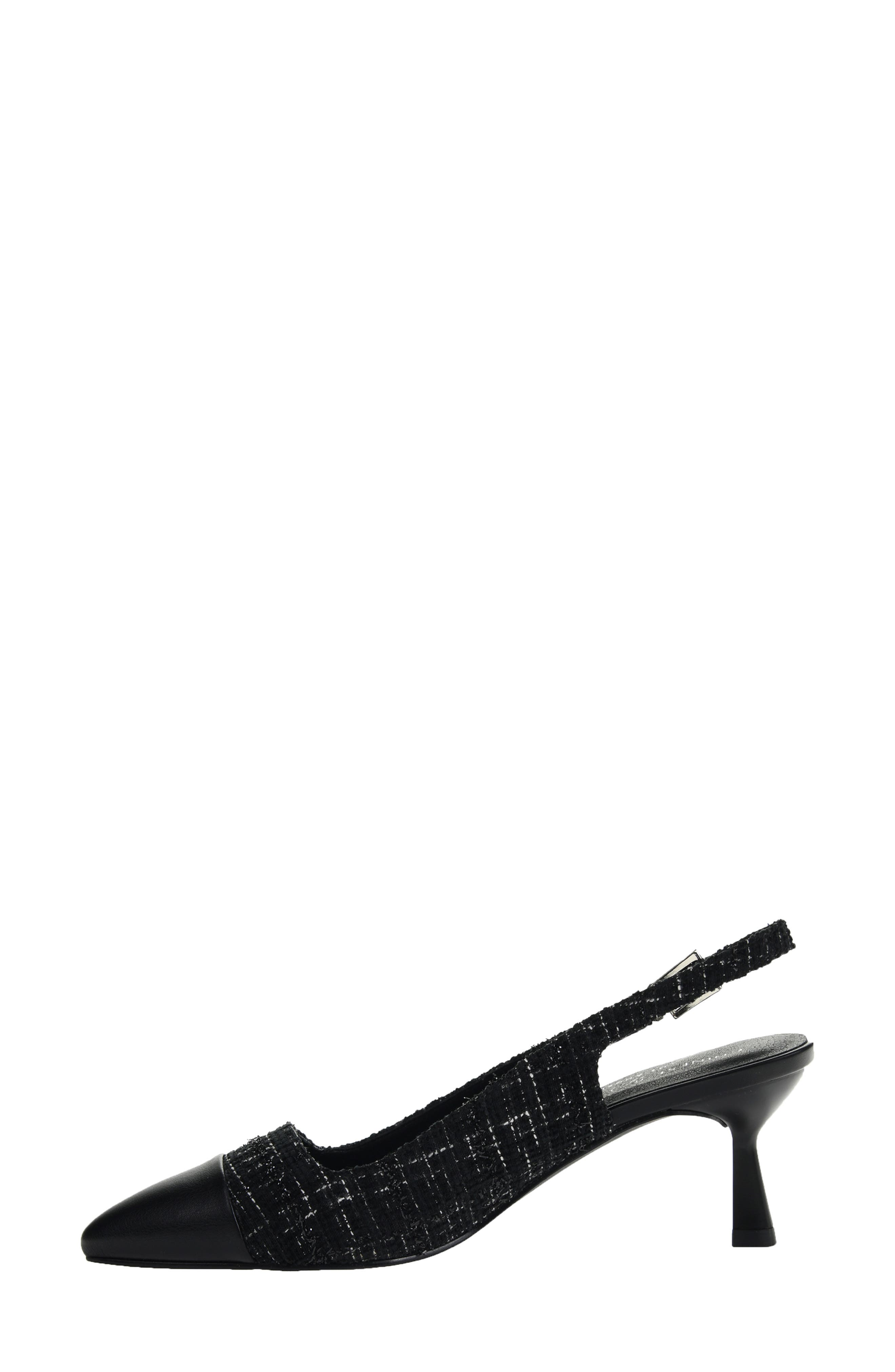 Chinese Laundry Mariella Slingback Pointed Cap Toe Pump, Alternate, color, 