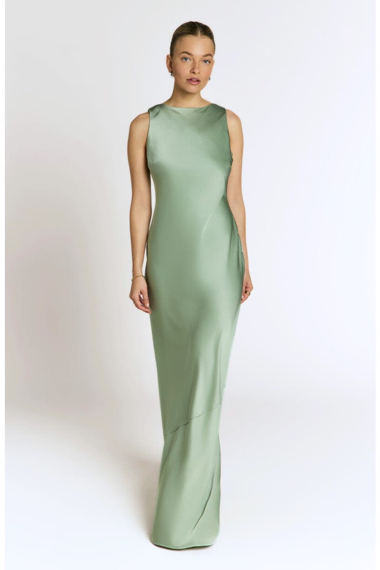 Paloma Scoop Back Dress, Main, color, Sage