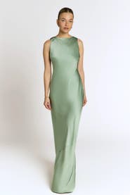 Rewritten Paloma Scoop Back Dress