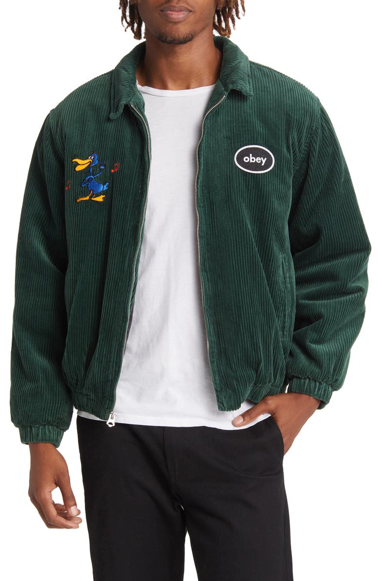 Obey Nomad Corduroy Jacket, Main, color,