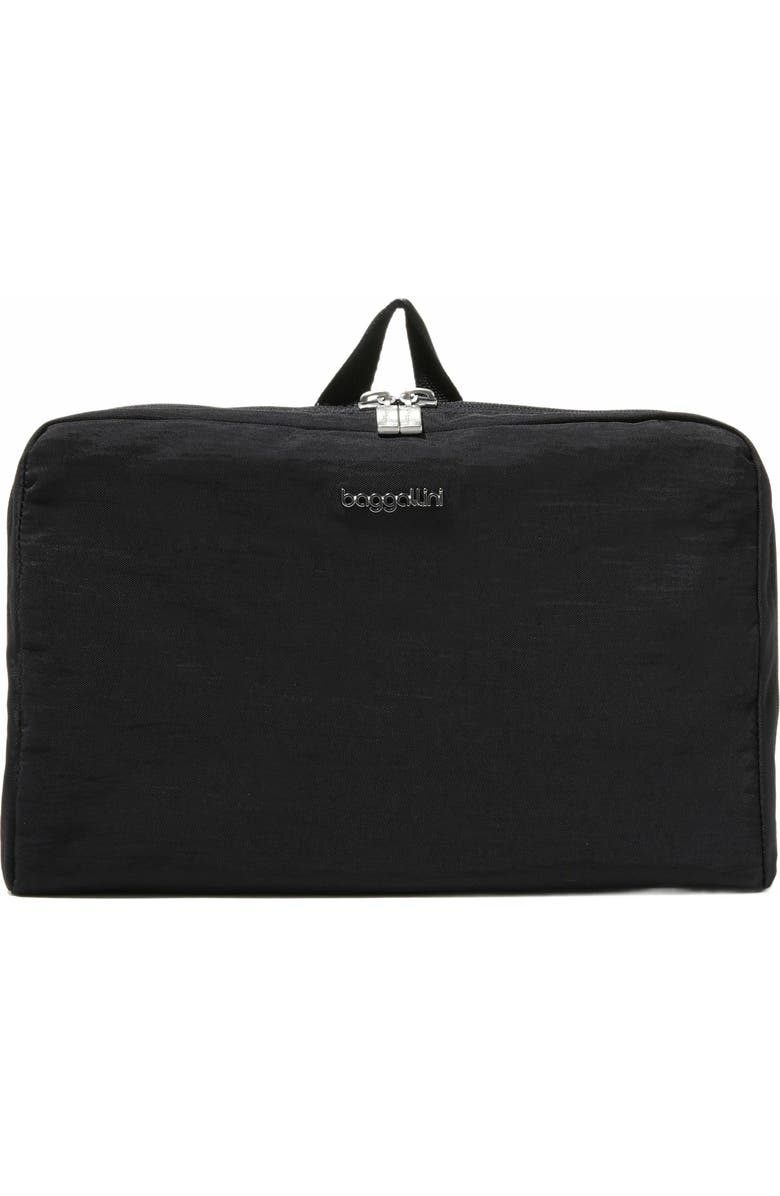BAGGALLINI Carryall Expandable Packable Weekender Tote Bag, Alternate, color, Black