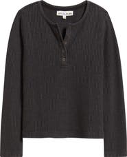 CITY BLUES Thermal Knit Henley