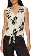 Sanctuary Floral Print Cotton Blend Tank