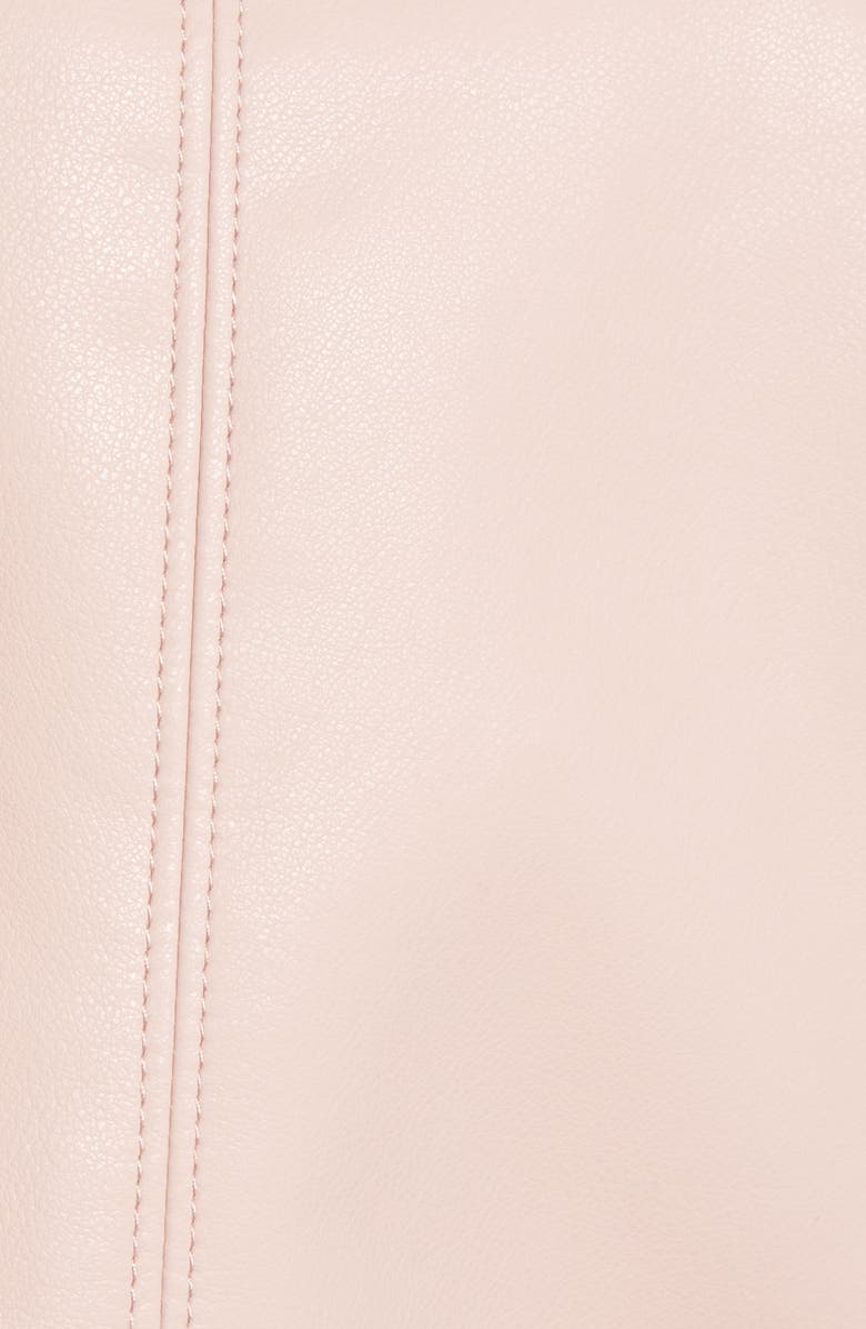 BLANKNYC Crop Faux Leather Moto Jacket, Alternate, color,