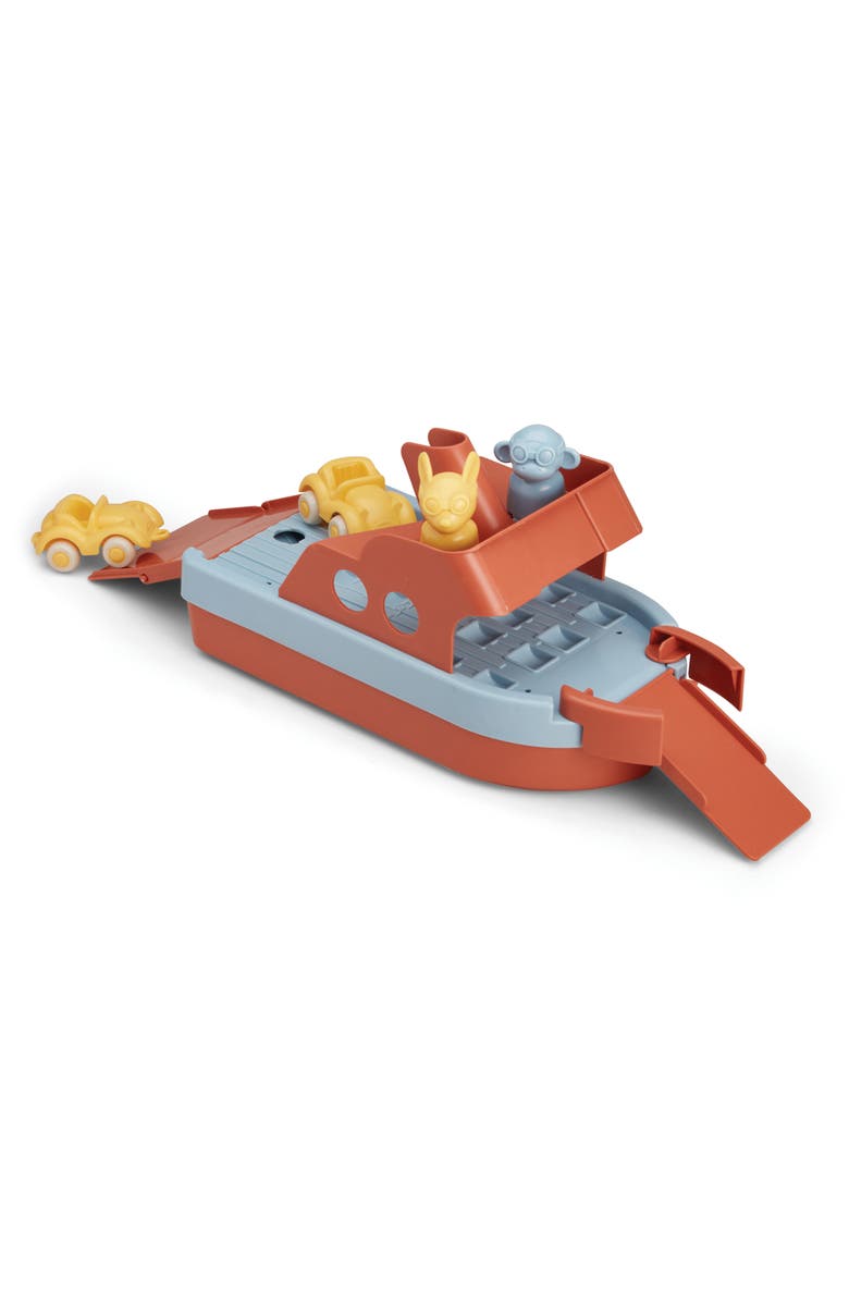 Scrunch Ferry Boat Toy with Cars & Passengers, Main, color, 
