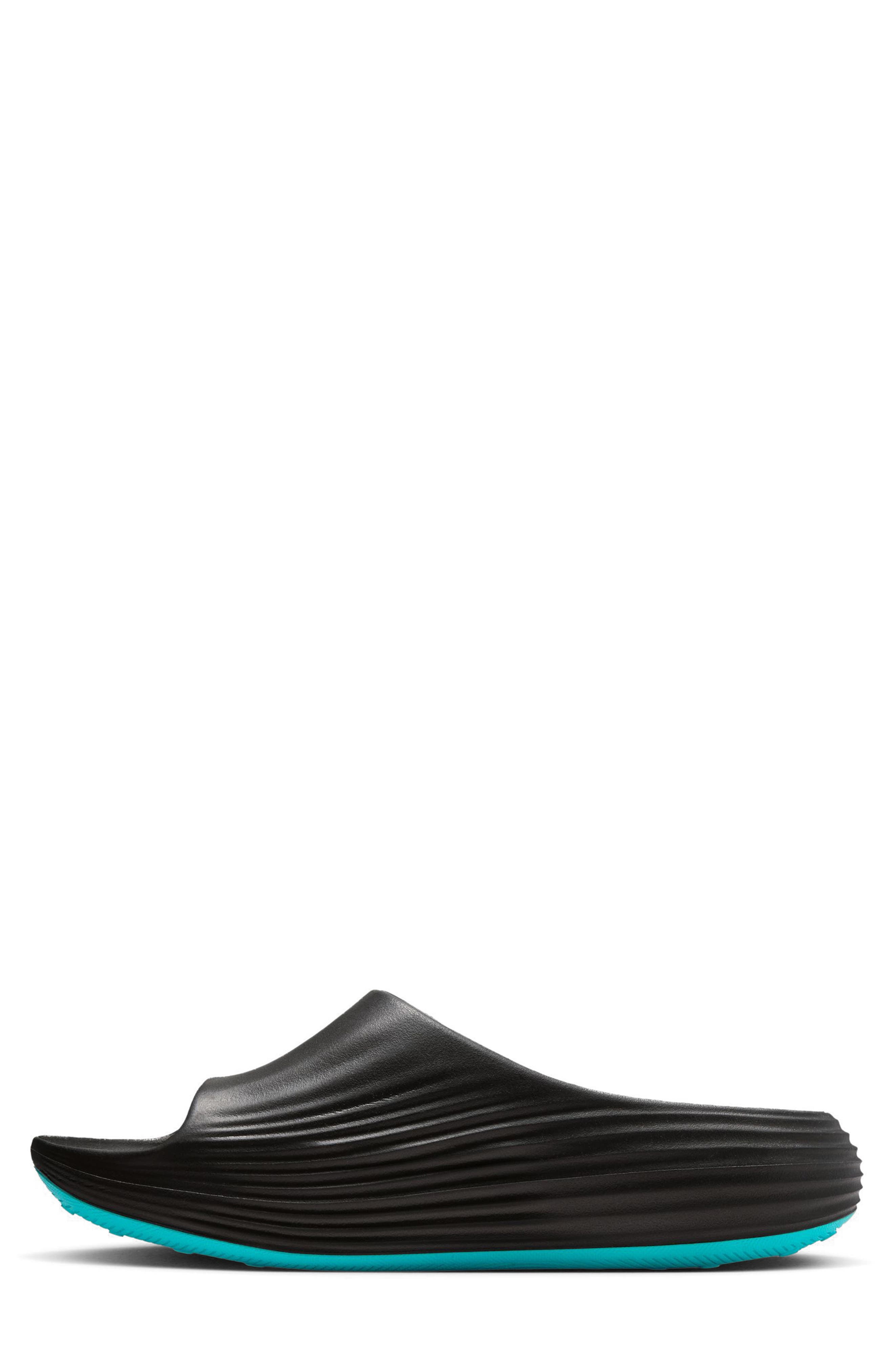 ReactX Rejuven8 Slide, Alternate, color, 003 BLACK/M SILV
