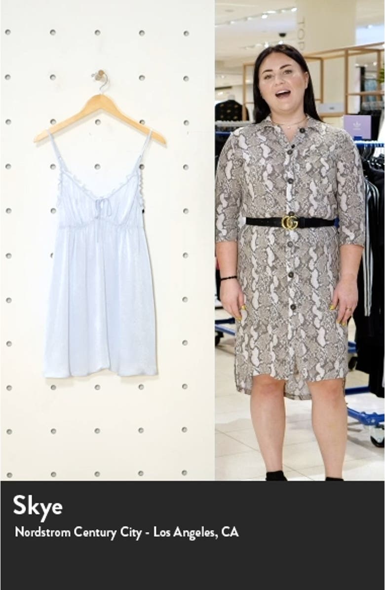 Washed Satin Chemise, sales video thumbnail