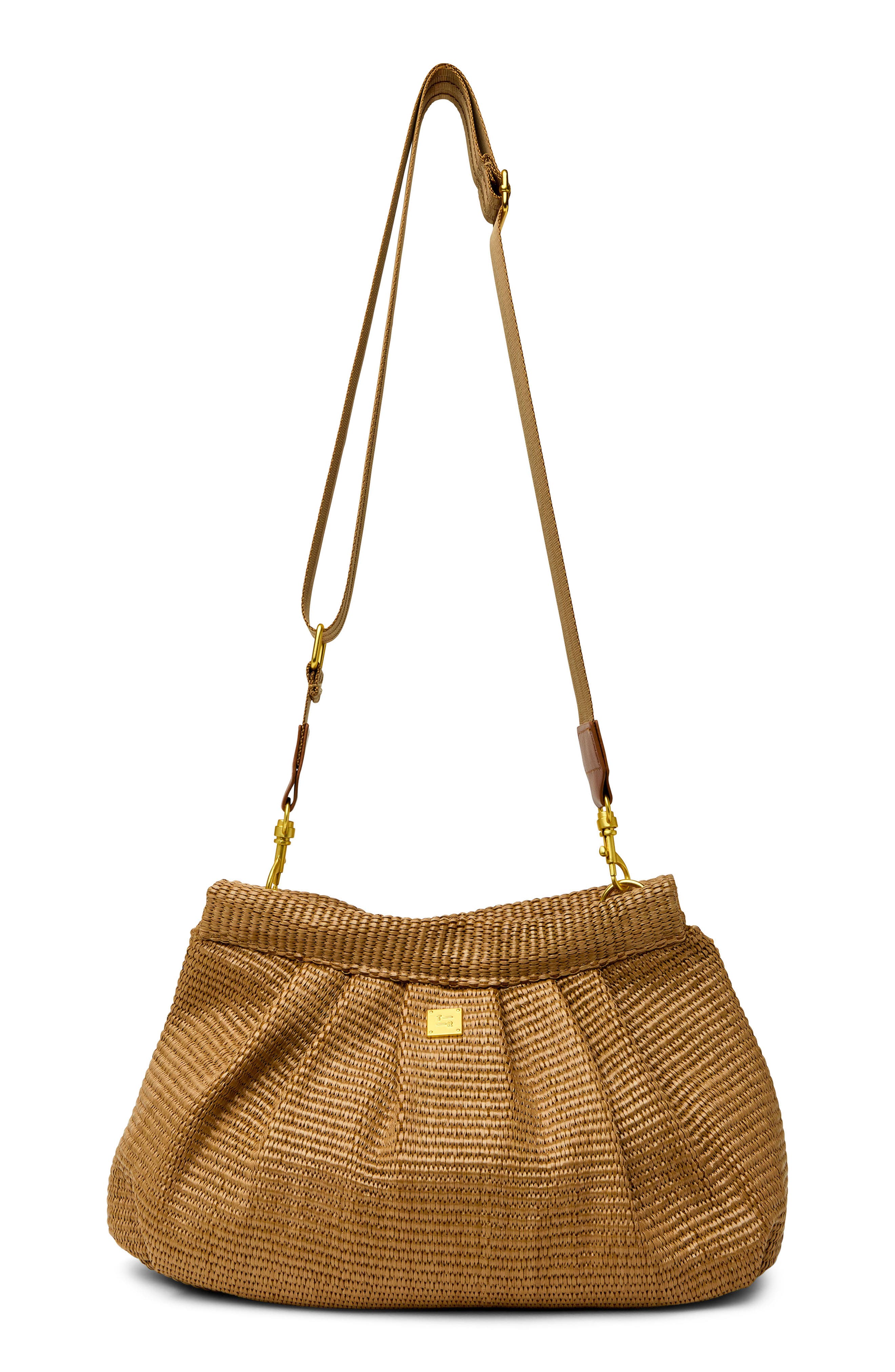 THINK ROYLN Dynasty Raffia Bag, Main, color, 