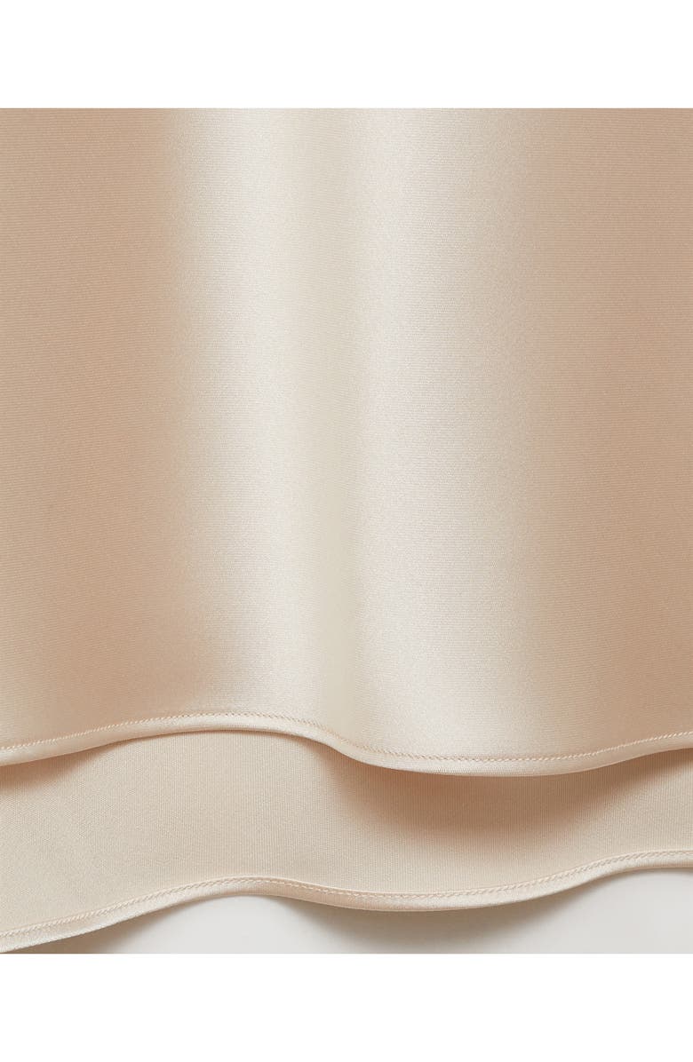 MANGO Satin Midi Skirt, Alternate, color, 