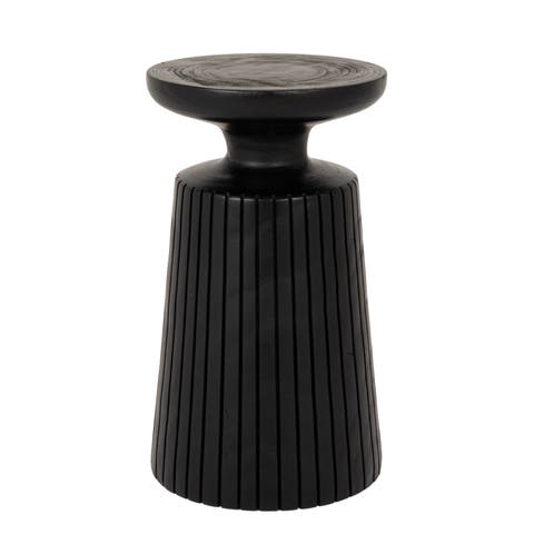 Planter Pedestal End Table