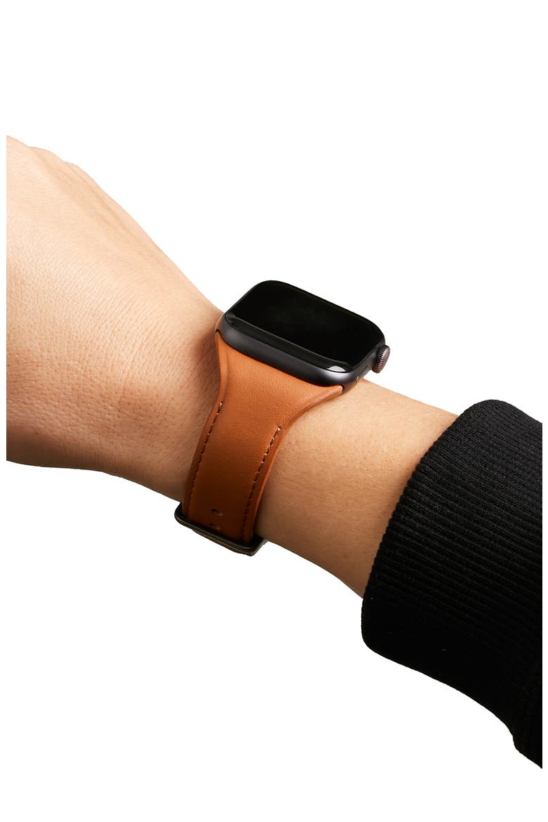 Small Classic Apple Watch® Watchband, Alternate, color, TERRACOTTA