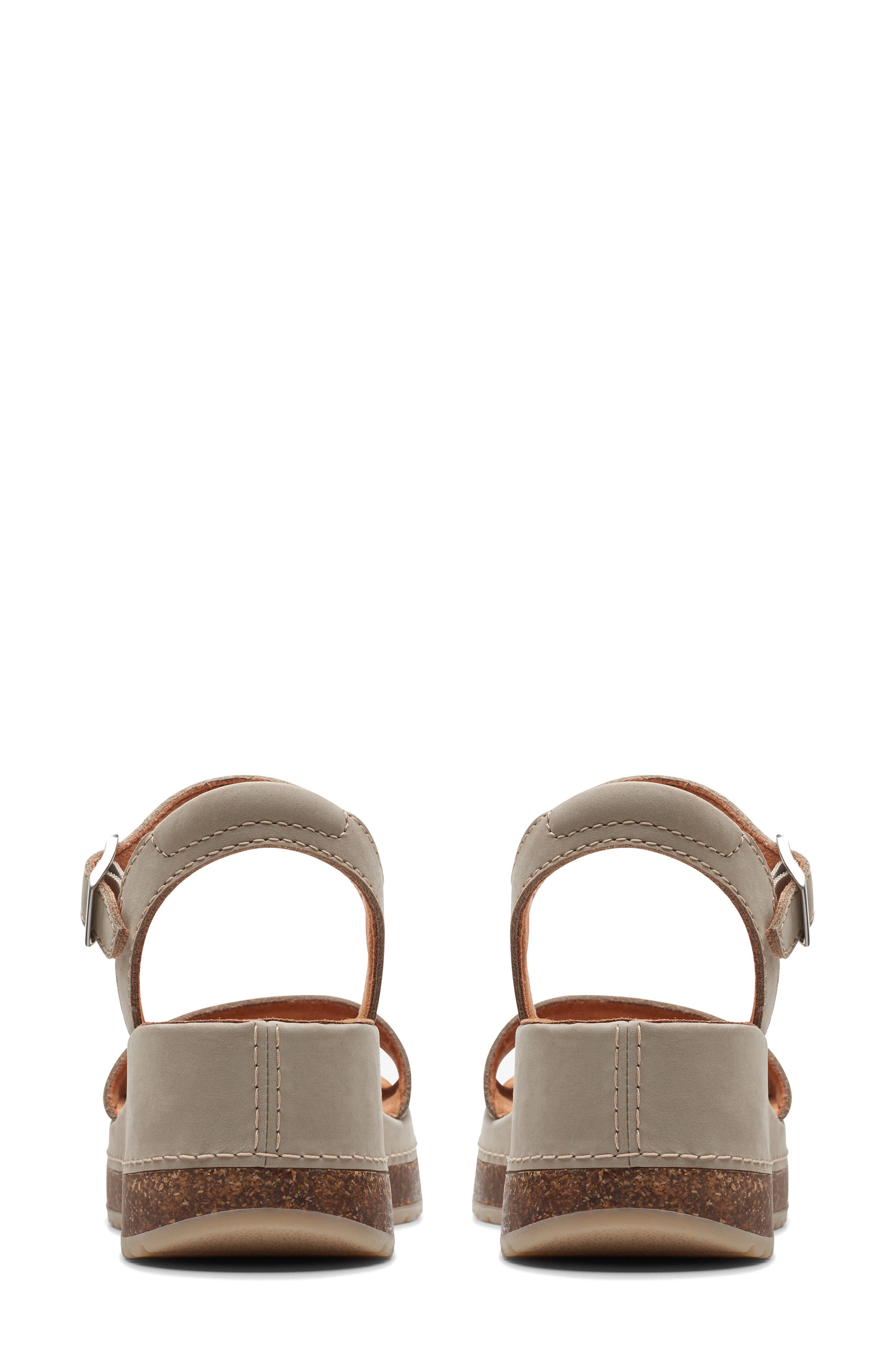 Clarks<sup>®</sup> Kassanda Lily Wedge Sandal, Alternate, color, 