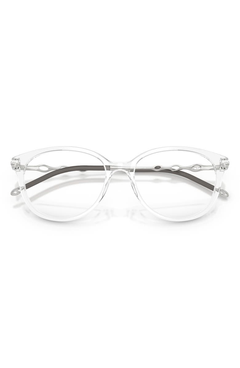 DIESEL<sup>®</sup> 54mm Oval Optical Glasses, Alternate, color, Cristal Shiny / Demo