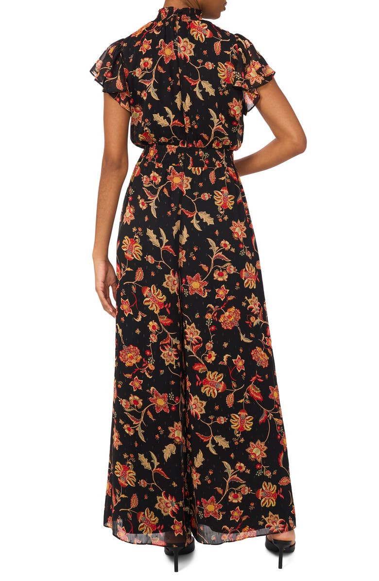 Halogen<sup>®</sup> Smocked Wide Leg Jumpsuit, Alternate, color,