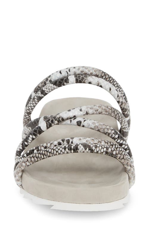 Jslides Tess Strappy Slide Sandal In Neutral