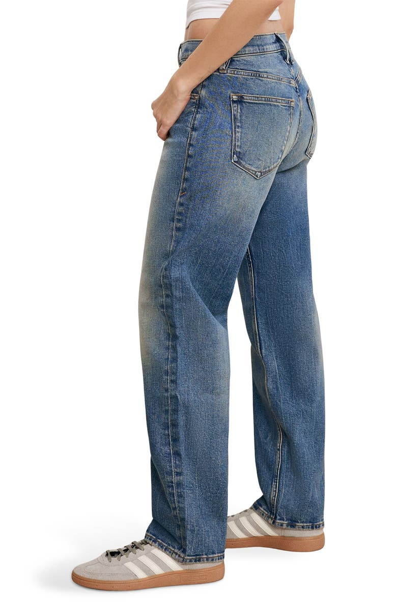 Good American Good Standard Straight Leg Jeans, Alternate, color, Indigo868