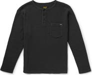 Seager Co Sawpit Long Sleeve Cotton Thermal Henley