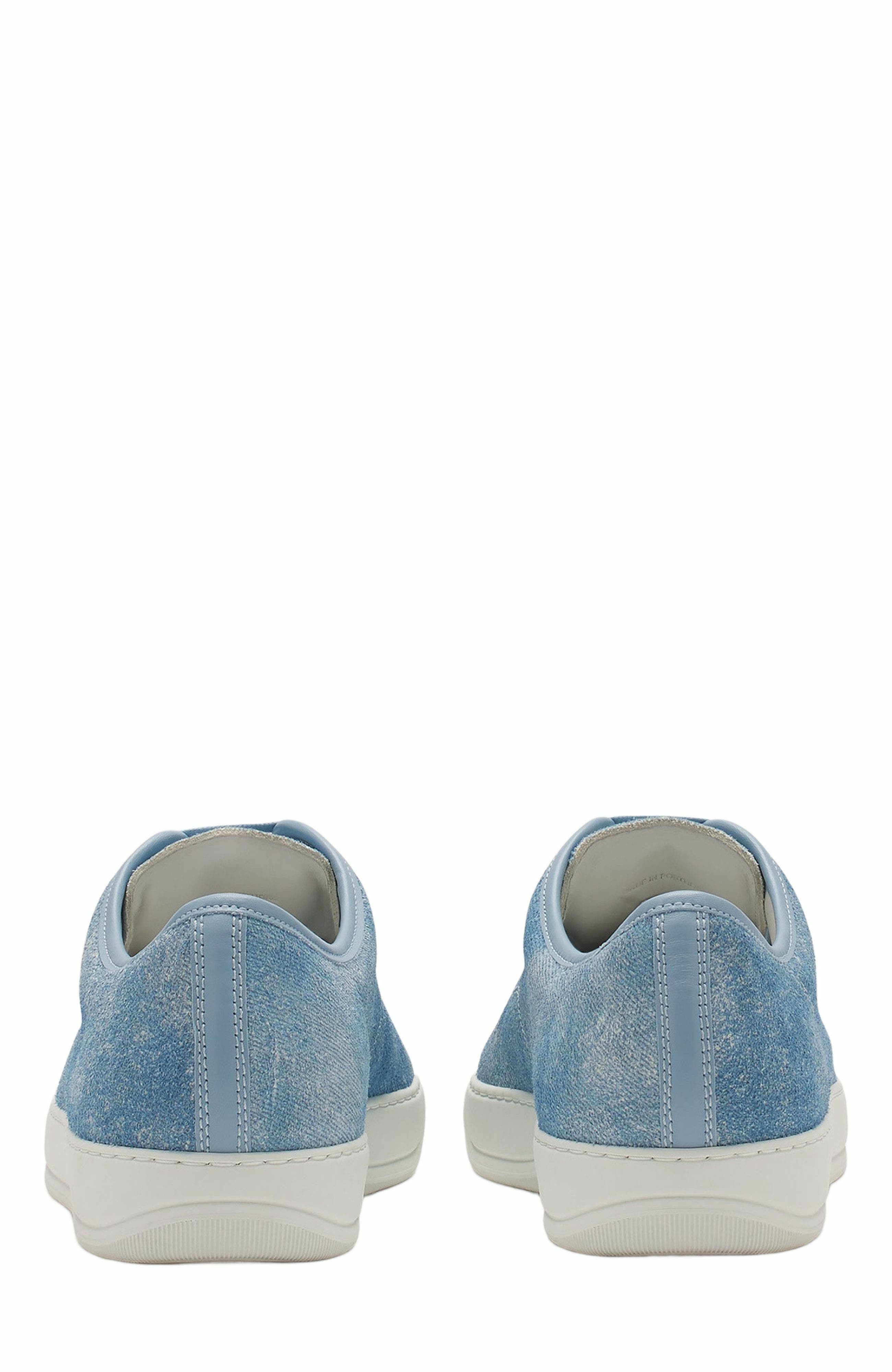 Lanvin Dbb1 Sneakers In Faded Denim For Men, Alternate, color, 