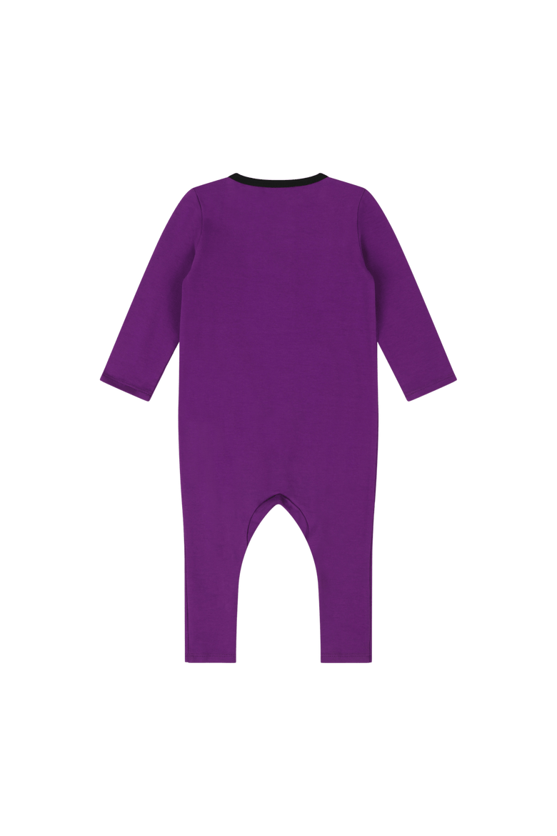 Baby Uno Romper, Alternate, color, Purple Tilandsia