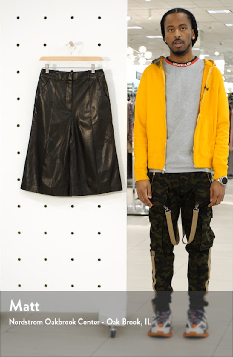 Arnold Lambskin Leather Culottes, sales video thumbnail