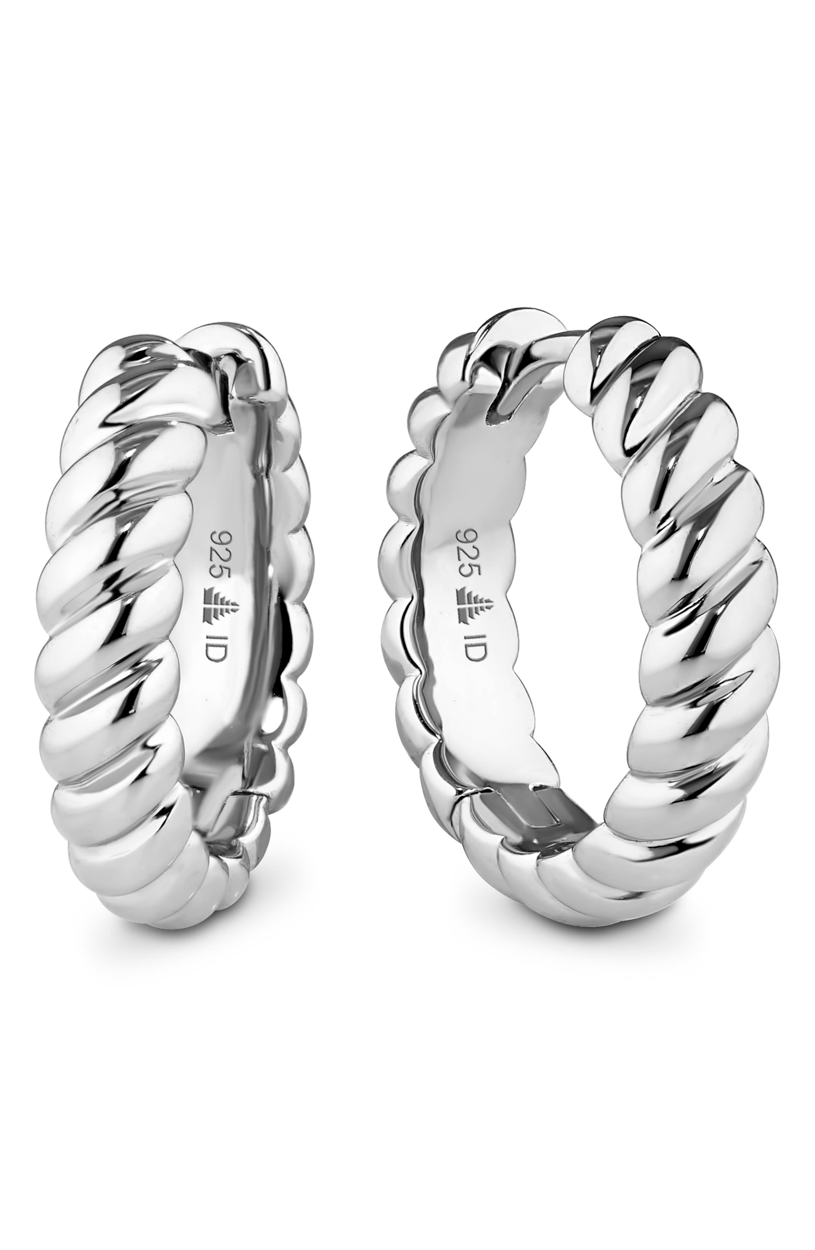 DEVATA Rope Hoop Earrings